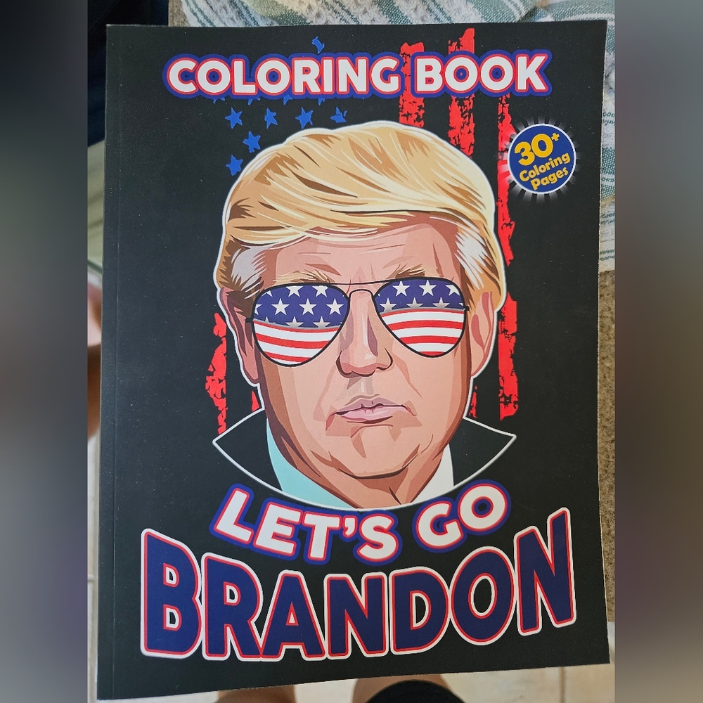 Let's Go Brandon Coloring Book NWOT